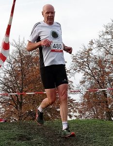 Werner Koglin beim Westfalenmeisterschaft Crosslauf